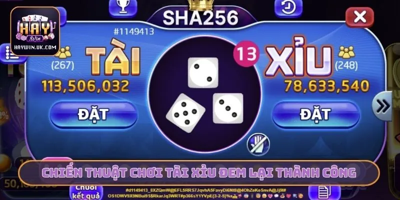 Tổng Hợp 4 Chiến Thuật Chơi Tài Xỉu Giúp HAYWIN Bùng Nổ 3 Chiến thuật chơi tài xỉu đem lại thành công