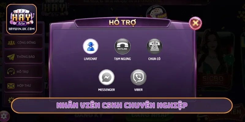 HAYWIN - Cổng Game Đổi Thưởng Trực Tuyến Mới Nhất 05/2026 19 Nhân viên CSKH của haywin chuyên nghiệp