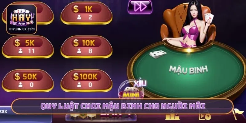 Trải Nghiệm Mậu Binh HAYWIN - Game Bài Đổi Thưởng Uy Tín 2 Quy luật chơi mậu binh cho người mới