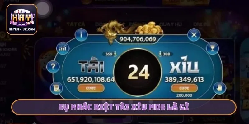Tài Xỉu MD5 HAYWIN - Đỉnh Cao Công Nghệ Cá Cược Minh Bạch 4 Sự khác biệt Tài xỉu MD5 là gì?