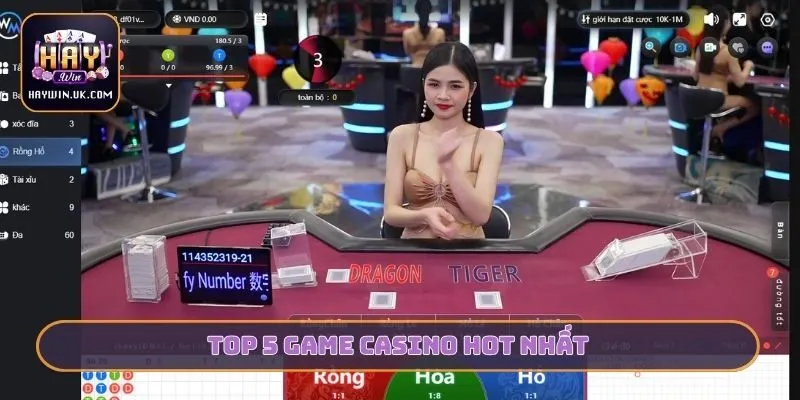 Review Các Tựa Game Casino Hot Nhất Săn Thưởng Khủng HAYWIN 2 TOP 5 game casino Hot nhất